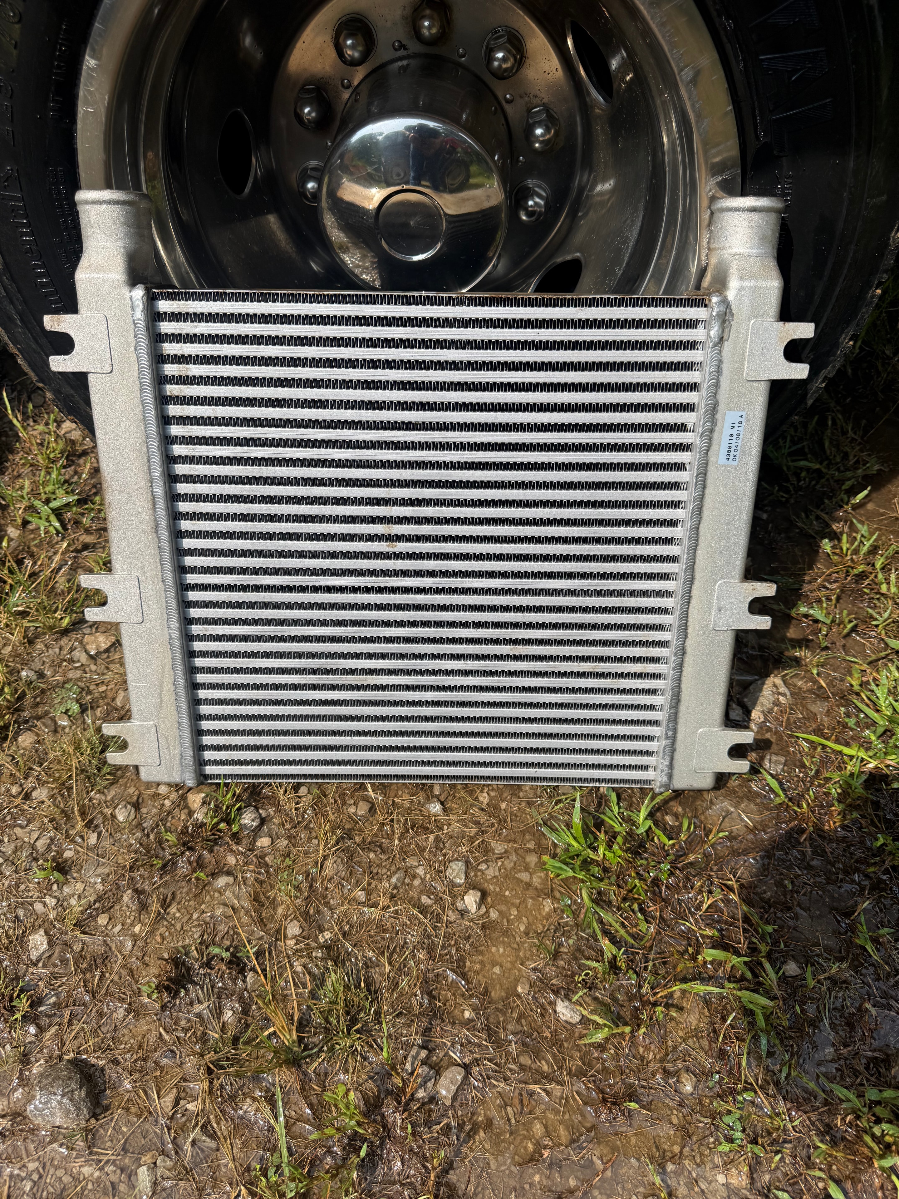 Irrigation pump housing before rebuild